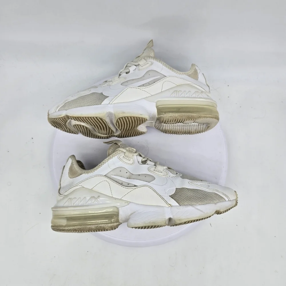 Nike Shoe Women 7 Air Max Triple White Sneakers Cu9453-100